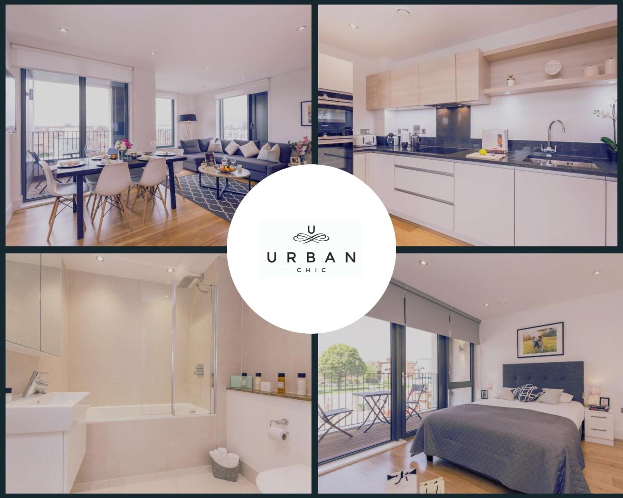 לונדון Portobello Apt With Floor-To-Ceiling Views מראה חיצוני תמונה